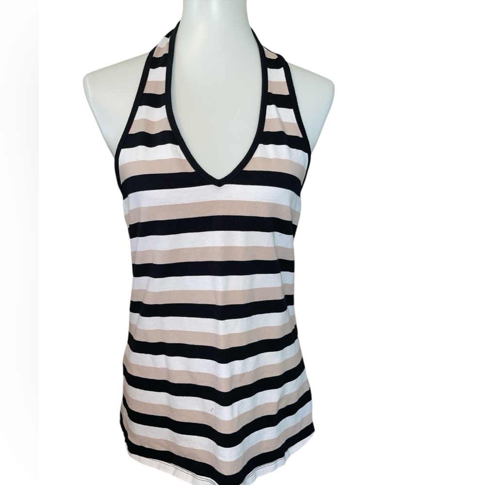 Torrid Striped Multi Colored Halter Neck Top Size 0